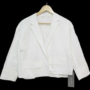 未使用 PLAIN PEOPLE プレインピープル オープンフロント ショート丈 サマージャケット 2サイズ ホワイト