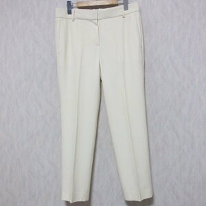 美品 theory セオリー STRAIGHT TROUSER 2 スラックス パンツ 8 オフホワイト ◆