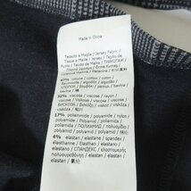 美品 23AW Weekend Max Mara ウィークエンド マックスマーラ OMBROSA グレンチェック柄 ストレッチ 長袖 膝下丈 ワンピース M ブルー系 ◆_画像6