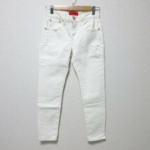 良品 RED CARD レッドカード Anniversary アニバーサリー クロップド丈 スキニー デニムパンツ ジーンズ 55403 21 ホワイト ◆_画像1