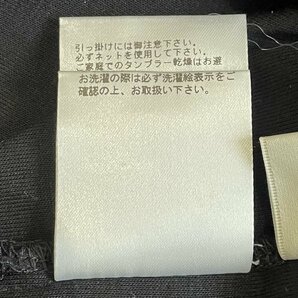 未使用 23AW GRACE CONTINENTAL グレースコンチネンタル 長袖 刺繍 ハイネックロングTシャツ カットソー 36 ブラック ◆の画像7