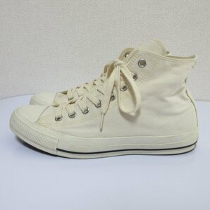 美品 CONVERSE コンバース ×MHL. コラボ ALL STAR 100 HI オールスター キャンバス ハイカット スニーカー 1CL733 26.5cm ホワイト ◆の画像2