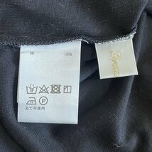 未使用 23AW GRACE CONTINENTAL グレースコンチネンタル 長袖 刺繍 ハイネックロングTシャツ カットソー 36 ブラック ◆_画像5
