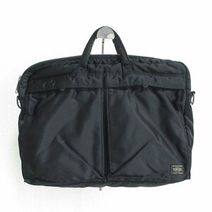 美品 PORTER ポーター 吉田カバン タンカー 2WAY ブリーフケース ショルダーバッグ ハンドバッグ ブラック ◆