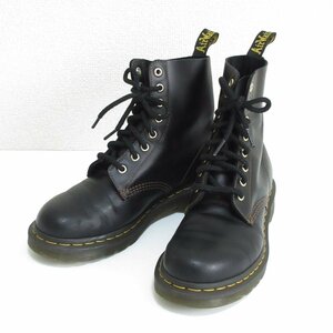 美品 Dr.Marten ドクターマーチン 1460 PASCAL レザー 8ホール ブーツ UK5 24cm相当 ブラック ◆