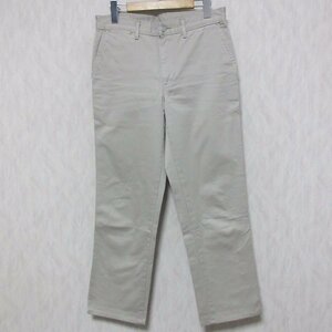 美品 MARGARET HOWELL マーガレットハウエル ×エドウィン NEW BASIC CHINO チノトラウザー チノパン 578-9242002 W28 L29 ベージュ ◆