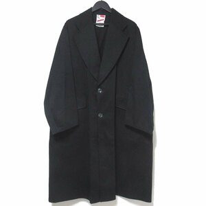 新品同様 REVERBERATE リバーバレイト BIG LAPEL ATELIER COAT ビッグラペル アトリエコート チェスターコート 40サイズ ブラック