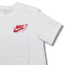 即決☆ナイキ グラフィック Tシャツ WHT/Mサイズ ホワイト 白 送料無料 コットン 綿 廃盤 半袖 ロゴ 普段使用OK NIKE_画像7