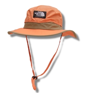 即決☆ノースフェイス ホライズンハット DT/Mサイズ コーラルオレンジ 送料無料 登山 トレッキング 帽子 ハット UV 日よけ