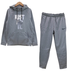  prompt decision * Nike JDI reverse side nappy sweat Parker + pants set HZ/M size free shipping top and bottom jacket tapered heat insulation training 