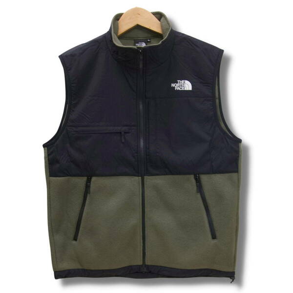 即決☆ノースフェイス デナリベスト NT/Sサイズ Denali Vest NA72332 国内正規品 デナリ 黒 緑 防寒 クラシック