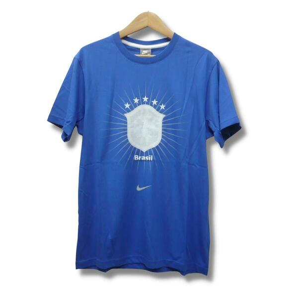 即決☆ナイキ ブラジル代表 Tシャツ BLU/ US Sサイズ 日本サイズ M 送料無料 半袖 国内正規品 NIKE