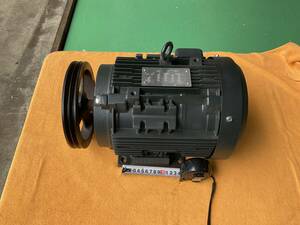 東芝モーター　3.7kw　IKH3　No17070174740　200V　【NO1】