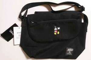 anello GRANDEa Nero grande Disney Mickey Mouse flap Mini shoulder bag diagonal .. bag black 