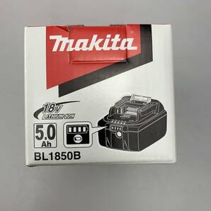 N442 未使用品 makita マキタ 純正リチウムイオンバッテリ 18V5.0Ah BL1850Bの画像2