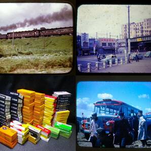 昭和レトロ スライドフィルム写真大量！上野駅,東京観光,ボンネットバス,蒸気機関車,貨物鉄道,羽田空港飛行機,女学生,秋田西目,加茂,発動機の画像1