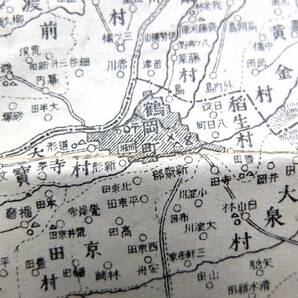 戦前古地図「荘内三郡明細全図」大正3年 鶴岡町全図 酒田町全図 山形県の画像5