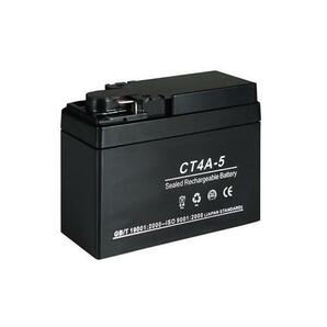 バイクパーツセンター NBS CT4A-5 液入充電済 バッテリー YT4A-5 YTR4A-BS GT4A-5 互換 1年間保証付 新品の画像4