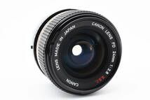 キャノン レンズ Canon FD 24mm f/2.8 S.S.C. Wide Angle SSC MF Lens 箱付き 100068_画像4