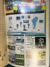 Hobby JAPAN ホビージャパン 1983年12月 No.172 ボトムズ SF3D 横山宏 JERRY 折込カレンダー マシーネンクリーガー モスピーダ_画像3