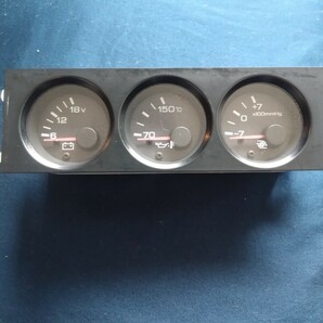 スカイライン  GT-R  電圧   油温計 ブースト BNR32 ３連メーター 日産の画像1