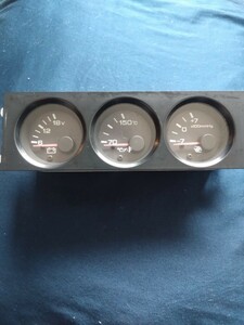  Skyline GT-R voltage oil temperature gauge boost BNR32 3 scale meter Nissan 