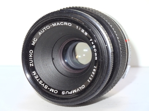 ■OLYMPUS OM-SYSTEM ZUIKO AUTO-MACRO 50mm F3.5 マクロ OMマウント　ジャンク品