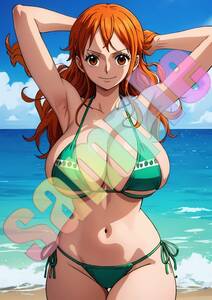 ▲ワンピース ONE PIECE▲美女ポスター A4サイズ 光沢紙 美少女 イラスト コスプレ グラビア 同人 アニメ 美乳 NONE0096