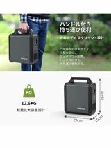 ［保管品］ 激安 ポータブル電源 EB120 超大容量 家庭用蓄電池 アウトドア 車中泊 キャンプなど 美品_画像3