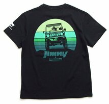 新品 スズキ ジムニー Tシャツ 黒L サンライズ JIMNY半袖tシャツ SUZUKI公認 メンズtシャツ カットソー WILDERNESS EXPERIENCE_画像3