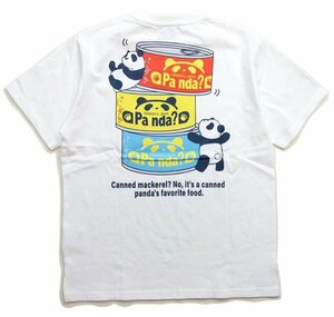 新品 パンディエスタ ポケットTシャツ 白XXL 3l サバ缶詰め パンダ半袖t メンズTシャツ カットソー PANDIESTA 523352 新着