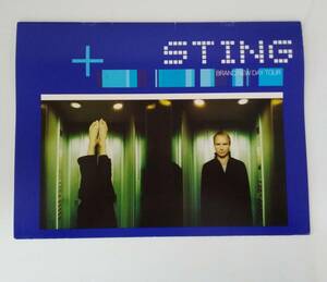 【JN-0850】★中古品★パンフレット★STING★ステイング★BRAND NEW DAY TOUR ☆【HY】