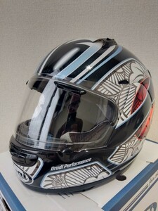 中古　送料無料　Arai アライ QUANTUM-J クアンタムJ NAKANO ナカノ 中野真矢　59-60cm Ｌサイズ