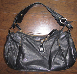  free shipping! SAZABY( Sazaby ). leather made handbag, beautiful goods 