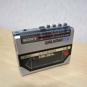 送料無料　SONY/ソニー WM-F55 ウォークマン ポータブルカセットプレーヤー オーディオ機器 WALKMAN　動作未確認ジャンク