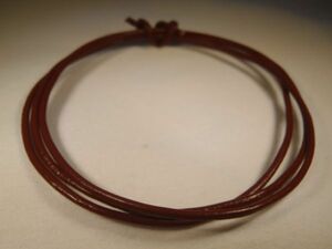 1* fixed form 84 jpy ~[ leather string BR( Brown )~ diameter 1.5mm× length 100cm] original leather leather cord *