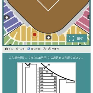 甲子園TOSHIBAプレミアムシート4/27ヤクルト戦の画像2