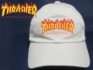 ★ スラッシャー マガジン THRASHER MAGAZINE コットン キャップ ★フェス ダンサー スケーター キャンパー ダッド ダド