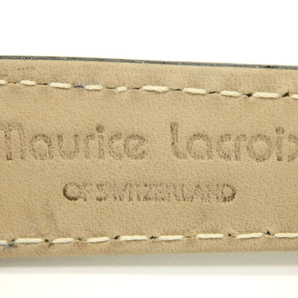 モーリスラクロア クロコ 皮ベルト 19mm デッドストック 未使用 純正品 Maurice Lacroix croco belt [K-112]の画像5