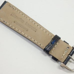 モーリスラクロア クロコ 皮ベルト 19mm デッドストック 未使用 純正品 Maurice Lacroix croco belt [K-112]の画像4