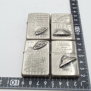 ◎ZIPPO ジッポ Adamski /NO.1314 NO.1376 NO.1384 NO.1217/ 宇宙船 その他 ガスライター 喫煙具 喫煙グッズ 着火未確認 ◎KT