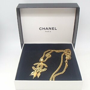 ◎CHANEL シャネル ネックレス/ ヴィンテージ　ココ ココマーク アクセサリー 箱◎KI