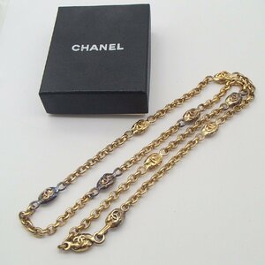 ◎CHANEL シャネル チェーン ネックレス/ ヴィンテージ ココマーク アクセサリー◎KI