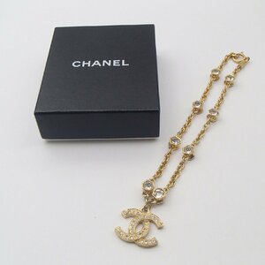 ◎CHANEL シャネル ネックレス / ストーン ヴィンテージ　ココ ココマーク アクセサリー 箱◎KI