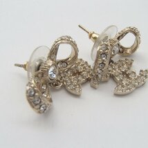 ◎CHANEL シャネル ピアス / リボン ココ ココマーク アクセサリー 箱◎KI_画像8