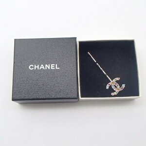 ◎CHANEL シャネル ヘアピン / ストーン ココマーク アクセサリー 箱◎KI