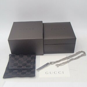 ◎GUCCI グッチ ネックレス / シルバー925 silver 925 約23.4g / アクセサリー 箱◎KH