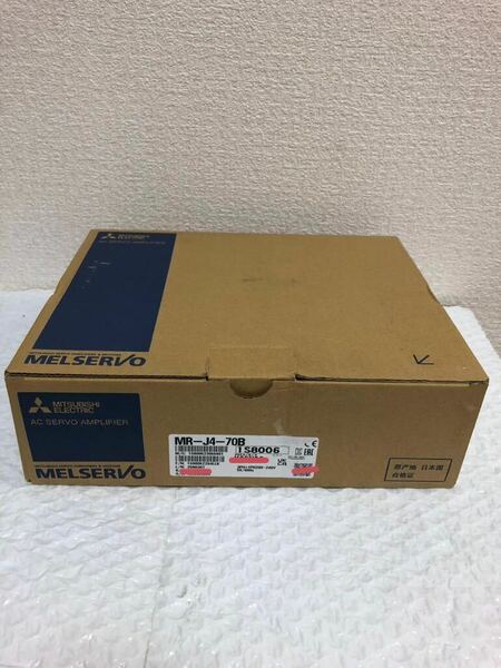 新品未開封三菱 MITSUBISHI サーボアンプMR-J4-70B動作保証 2023年製[インボイス発行事業者]2/2 B-1