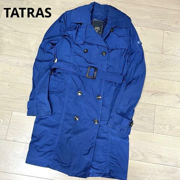 タトラス　14SS　ダウンライナー付き　トレンチコート　ナイロン　ネイビー　２