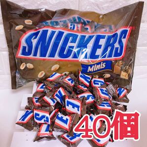 【数量限定】★40個★スニッカーズミニチュア【コストコ＊Costco】チョコレートの画像1